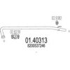 MTS 01.40313 Exhaust Pipe